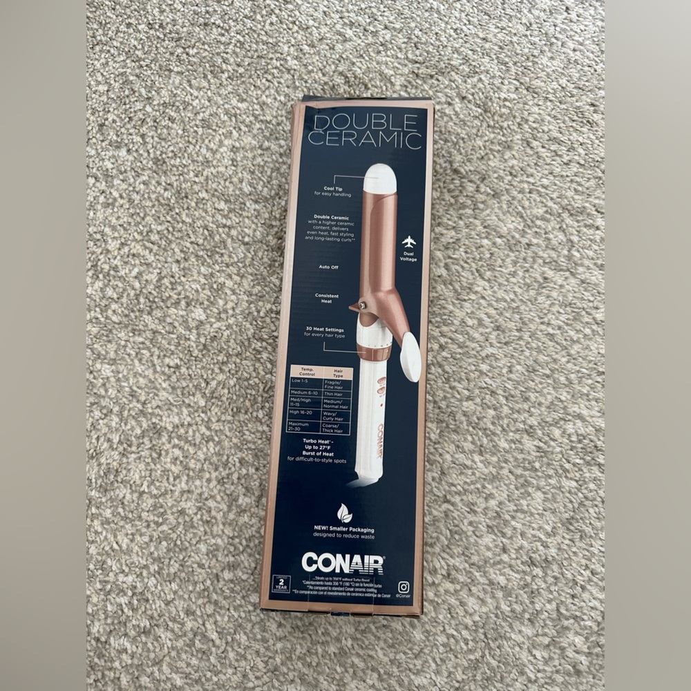 Conair Double Ceramic 1 1/4-Inch Curling Iron‎ - Picture 9 of 9